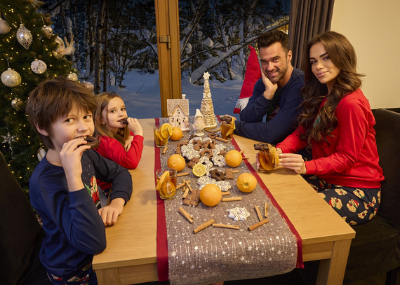 593/172 966/172 Teddy fiú pizsama Cornette - karácsonyi, sötétkék, pamut, pamut