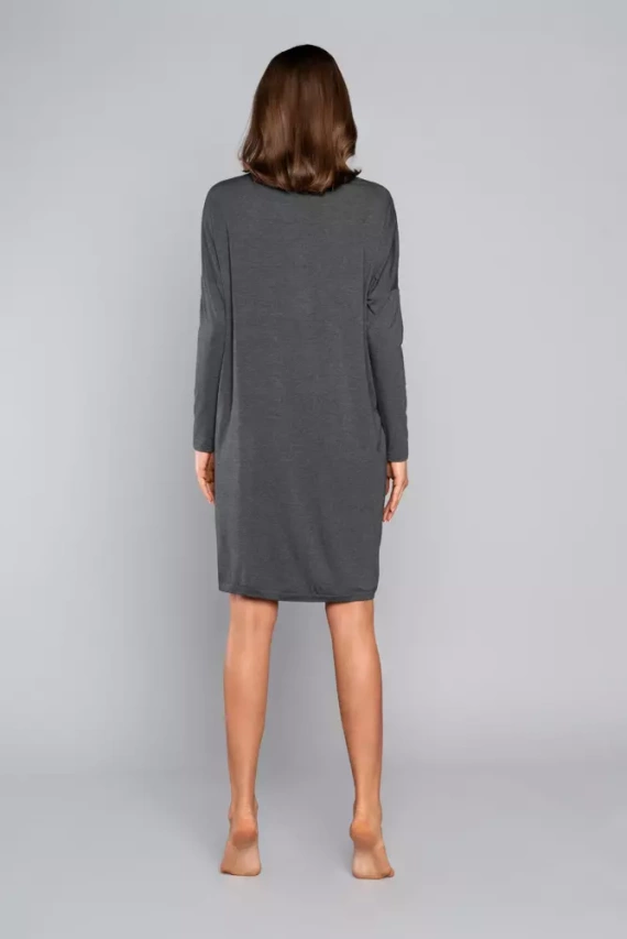 Tirana Női és kismama tunika olasz divat - sötét melange