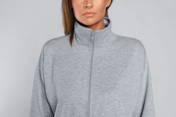 Grafi Női cipzáras fürdőköpeny olasz divat - melange