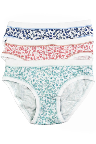 3362 MINI-5H100 3 darabos Cotonella női pamut bugyi, alacsony kivágású mini