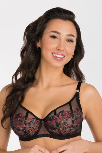 Gorsenia K793 Jenny balconette melltartó - fekete