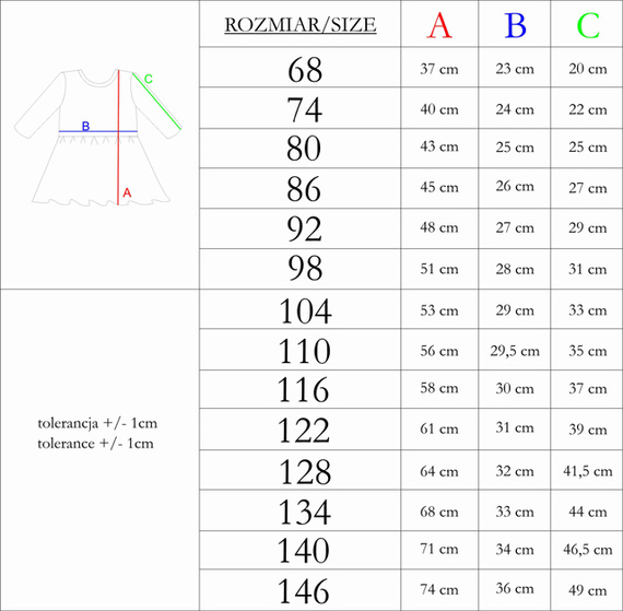 212169 Tola lány ruha Nicol - 100% pamut, hosszú ujjú, fodros, polírozott gyártás