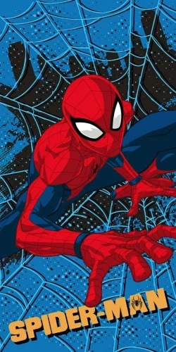 Pókember strandtörülköző kék A strandra, medencébe Jerry Jabrics