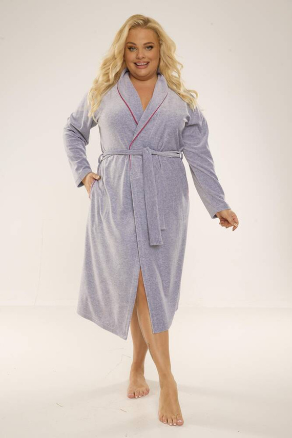 389 / 390 Lydie női köntös Forex - világos melange