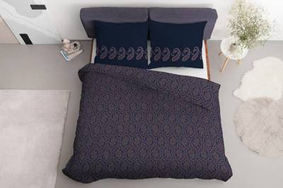 3782 B Home Satin 77 Pościel satynowa Detexpol fioletowy