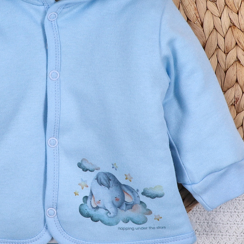 ABN-5616 Little Dreamers Nini bébi kabát bio pamutból - bio, biztonságos, meleg