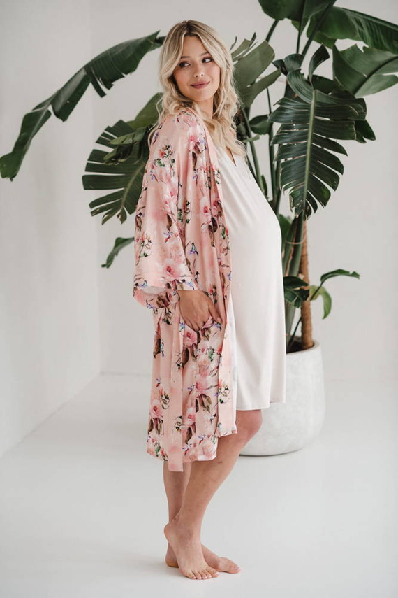 Rajskie ptaki szlafrok bambusowy Milk&Love