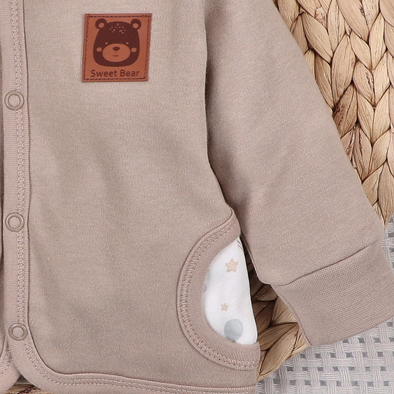 ABN-5517 Sky Journey Kétrétegű baba pulóver Nini-től - bio pamutból, fiúnak