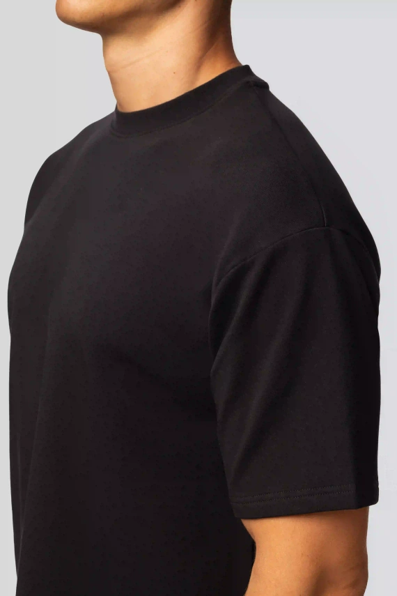 Férfi alkalmi pamut ing fekete - klasszikus szabás, rugalmasság és kényelem