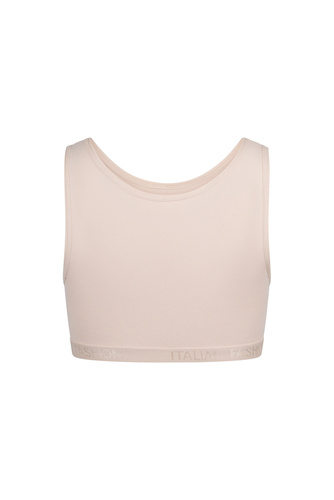 Nikola Lány melltartó, széles pántos olasz divat - púderkék