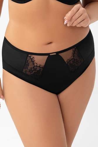 Figs K 938 Evia Gorsenia fekete - elegáns bugyi hímzéssel egy készlethez