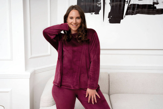 Akara Női szett Olasz divat - bordó