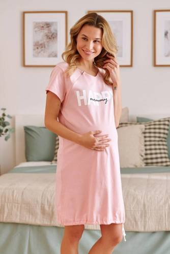 9504 Koszula Nocna do karmienia Doctor Nap - sweet pink