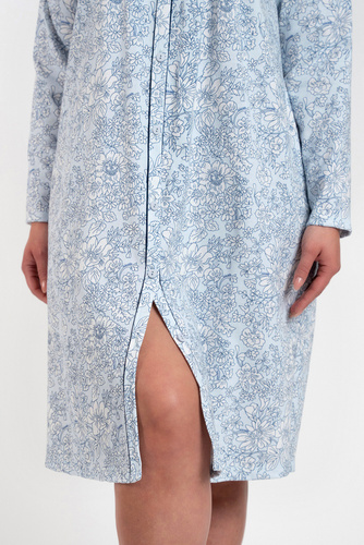 Talita kigombolt hálóing Olasz divat - kék mintás