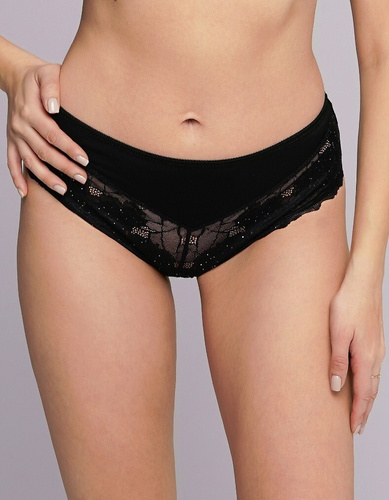 Ava 2253/B S-3XL Brazília alsónadrág - Fekete, csipke, mellkast feltáró | Szexi és kényelmes fehérneműk