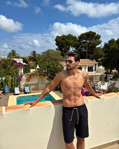 Leader Férfi rövidnadrág olasz divat-fekete