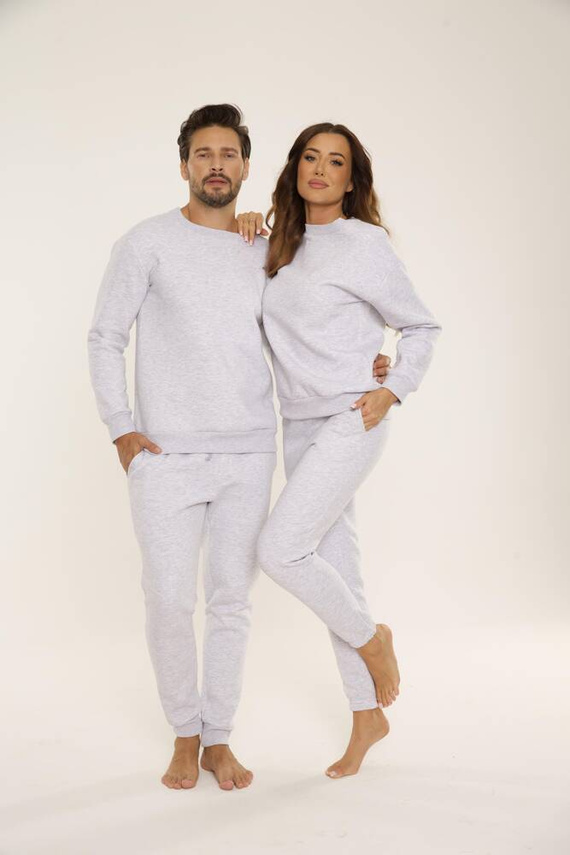 813 Indigo Férfi edzőruha a De Lafense-től - világos melange