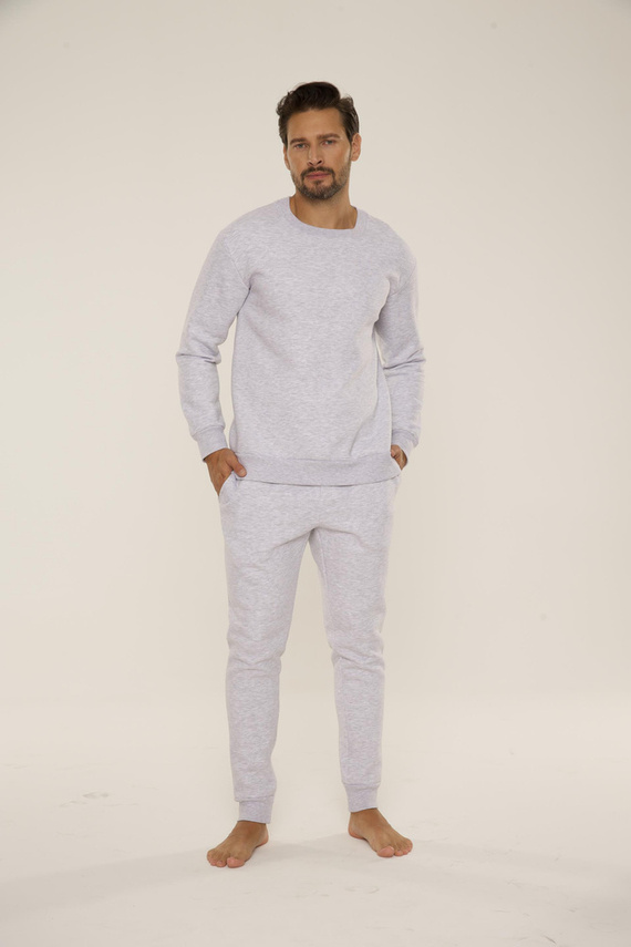 813 Indigo Férfi edzőruha a De Lafense-től - világos melange