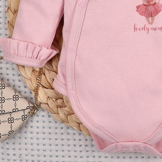 Nini Little Mouse body 100% organikus pamut, Lengyelországban gyártva