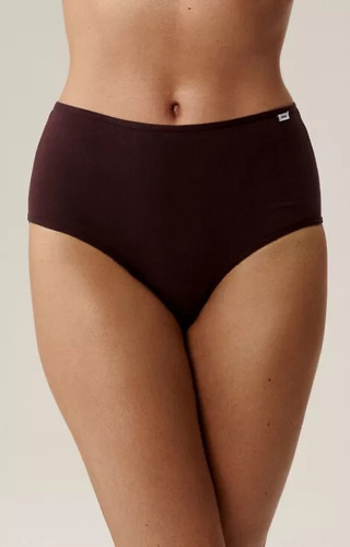 3CLP-011/Z25 Maxi Női bugyi Atlantic bézs-kék-lila - pamut, 3 db.