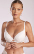 Ecru push-up melltartó