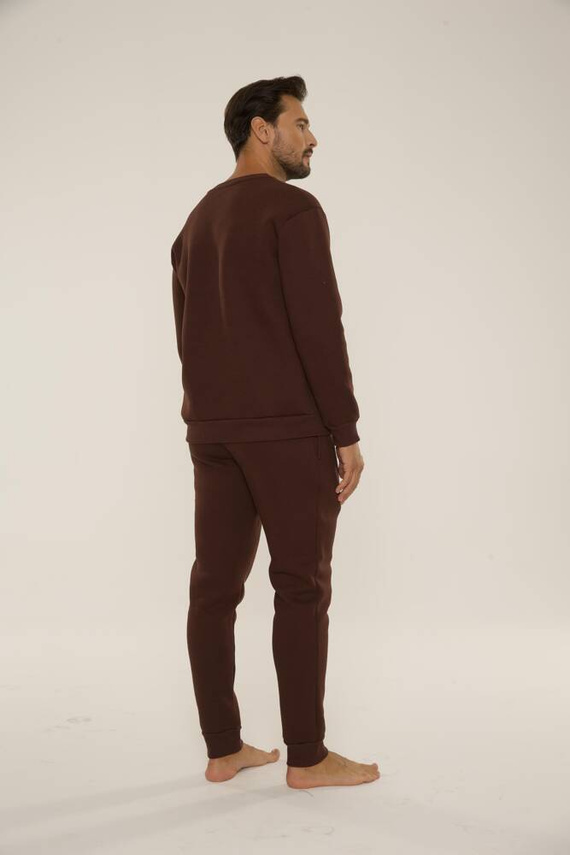 813 Indigo Férfi edzőruha a De Lafense-től - csokoládé