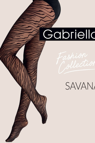 Gabriella Savana 20 den harisnyanadrág zebra mintás vékony