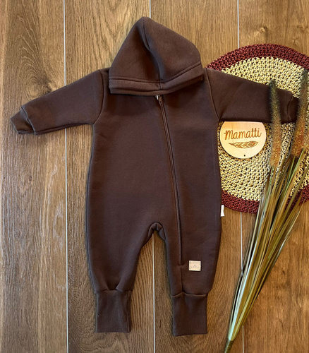 KS118 csokoládé tréningruha - láb nélkül, Mamatti