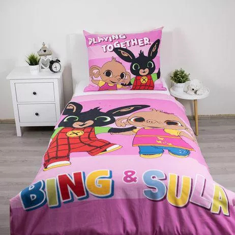 Bing Nyuszi és Sula ágynemű 140x200 pamut Jerry Fabrics