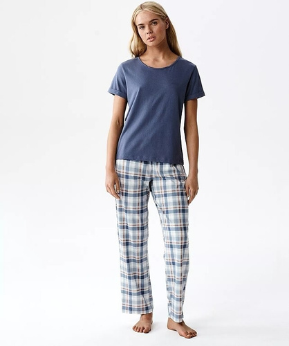 Atlantic NLP-513 női pizsama modal és pamut rövid ujj mintás nadrág