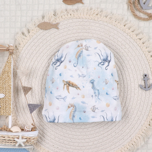 ABN-5461 Sea Of Joy baba sapka Nini- organikus pamut, puha és lélegző