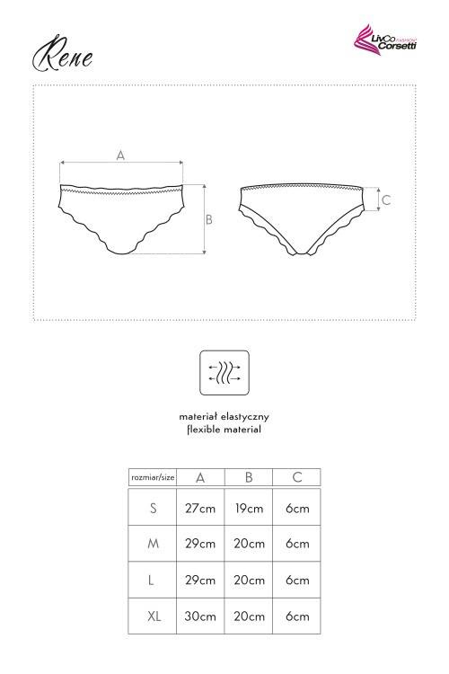 Rene LC 6069 LivCo LivCo Corsetti Fashion női bugyi fekete