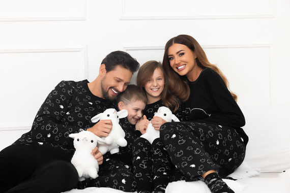 Férfi pizsama Wito - hosszú ujjú és hosszú nadrág, pamut MEGA SOFT Olasz divat