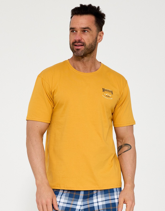 Cornette 326/213 Montana 2 férfi pizsama 100% pamut rövid ujjú