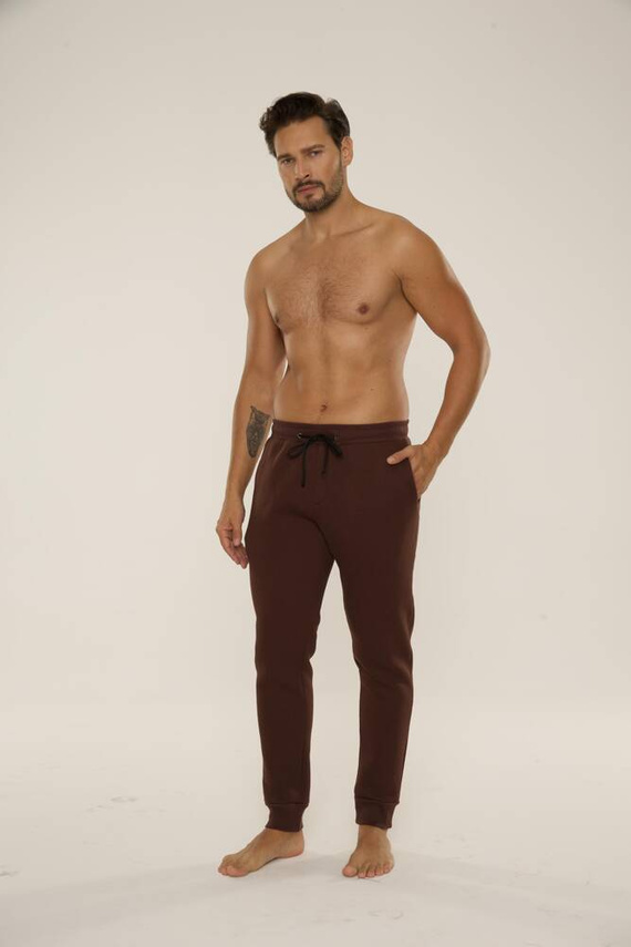 813 Indigo Férfi edzőruha a De Lafense-től - csokoládé