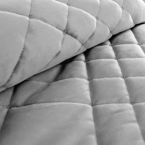 Ria 6 Velúr dekoratív ágytakaró Eurofirany ezüst