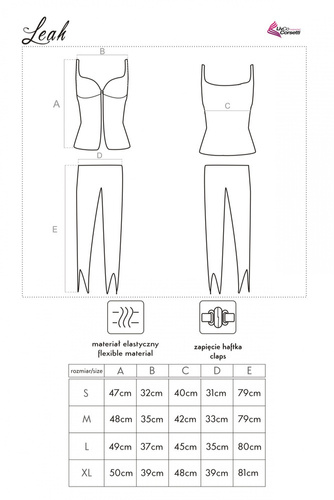 Leah LC 90052 LivCo LivCo Corsetti Divat Női pizsamák