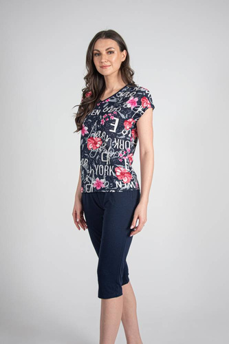 676 Soled női pizsama Forex - tengerészkék