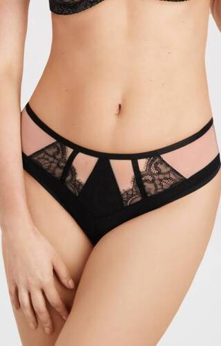 Gorsenia K 836 Black To Black női brazil bugyi fekete