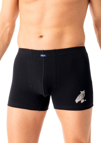 Férfi boxeralsó MXH 703 Key fekete - pamut, kényelmes, elegáns csomagolásban