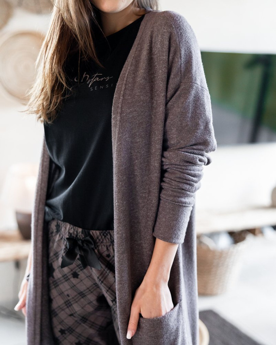 Sensis Reach For The Stars Női pizsama - fekete-barna