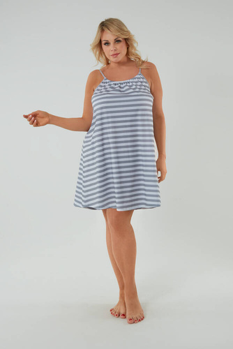 Bari hálóing, keskeny pántos olasz divat - print