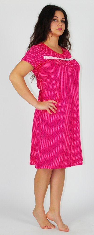 441 Juliette Forex hálóing - málna pöttyös