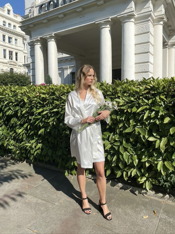 797 Klasszikus női háziköntös Forex - gyöngyház