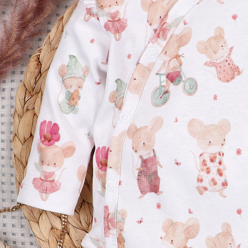 Nini Little Mouse body 100% organikus pamut, Lengyelországban gyártva