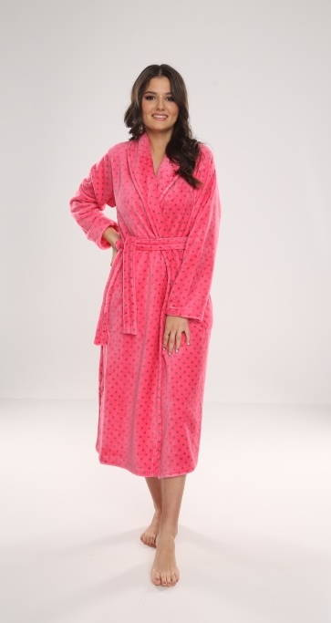 548 Melanie Női hosszú köntös Forex - málna