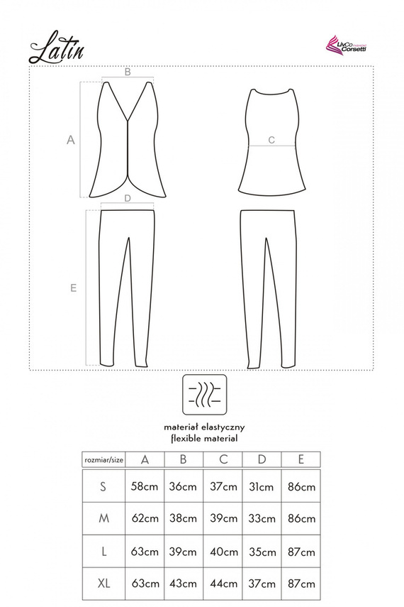 Latin LC 90098 Női pizsama LivCo Corsetti Fashion Női pizsama LivCo Corsetti Fashion