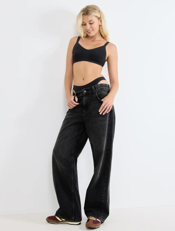 sloggi ZERO Feel Air varrásmentes bralette, könnyű és légáteresztő black