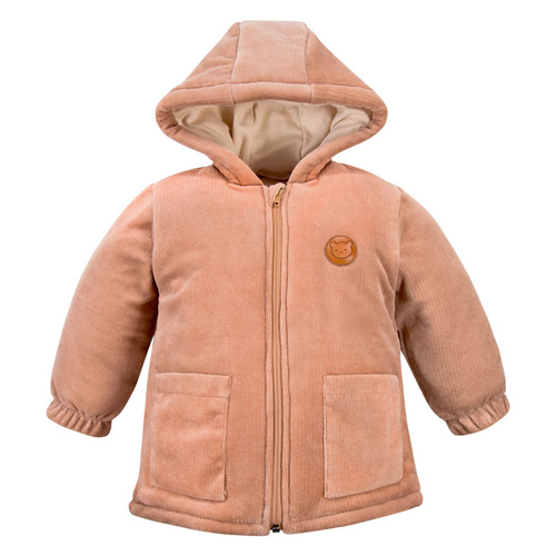 Beary Cool Eevi télikabát - bézs, gyermek, kapucnival