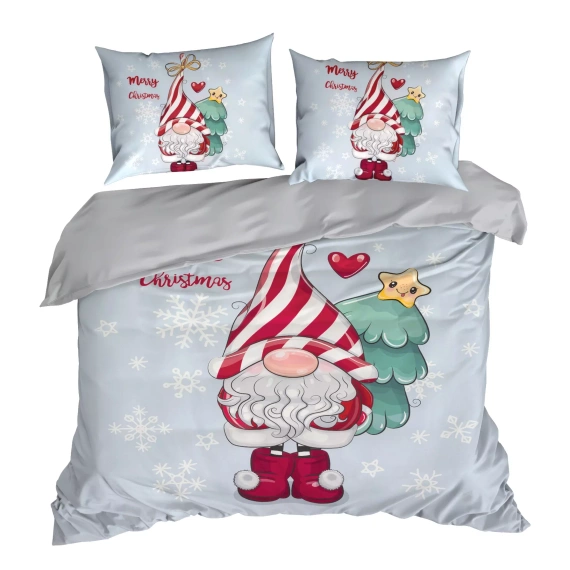 Beiner karácsonyi ágynemű mikroszálas Eurofirany - törpe, szürke, puha és gyorsan száradó